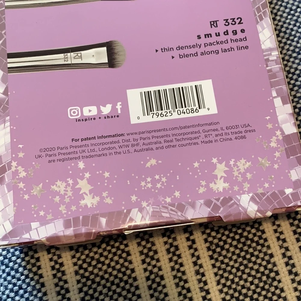 Real Techniques Metallic Eyes Brushes Set